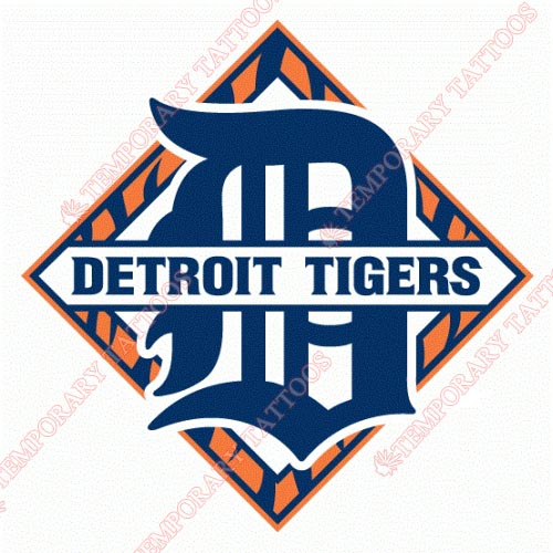 Detroit Tigers Customize Temporary Tattoos Stickers NO.1577